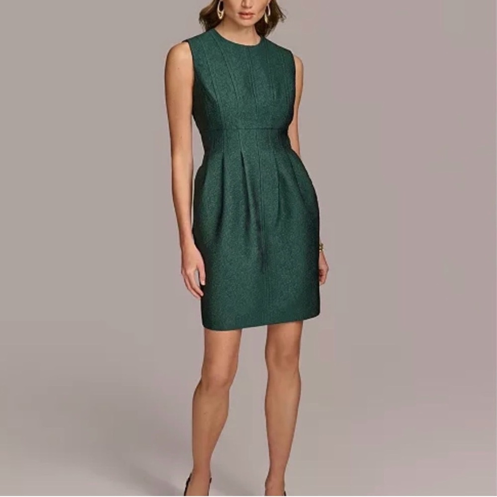 Donna Karan Forest Green Mini Dress